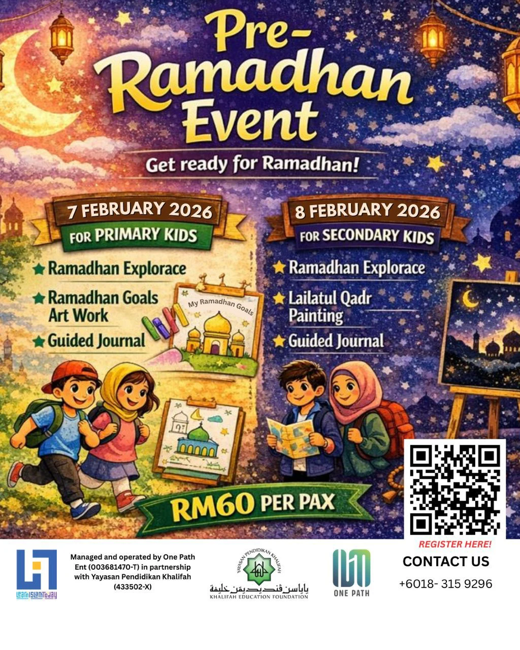 Pre-Ramadhan Event Poster